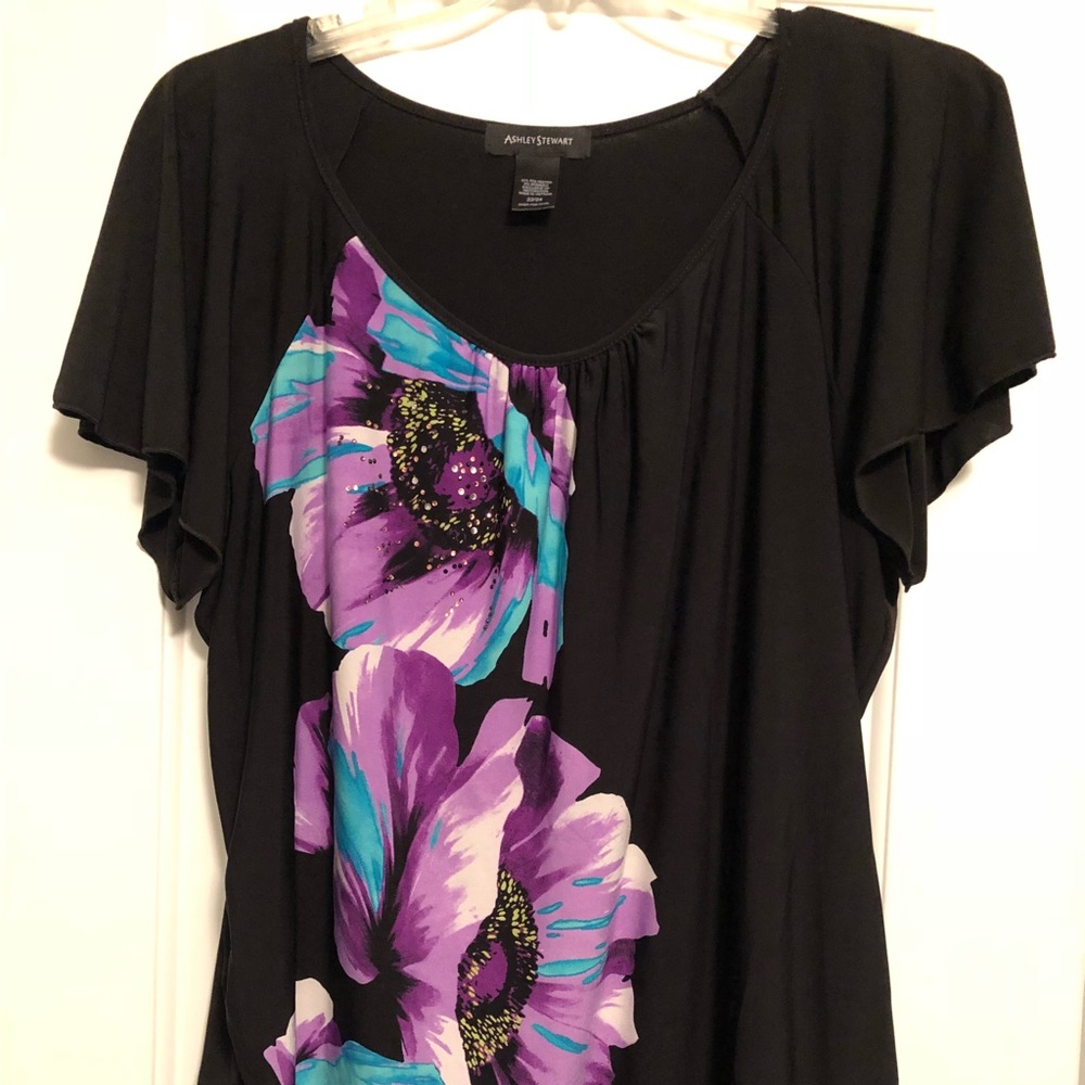 Ashley Stewart Plus Size Women Top!